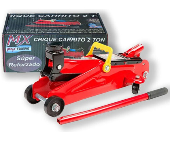 Gato Crique Carrito Hidraulico 2 Toneladas Reforzado Auto 0