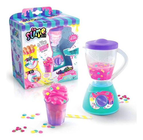 Kit De Slime Milshake Wabro Mix Mini Licuadora Con Accesorio 0