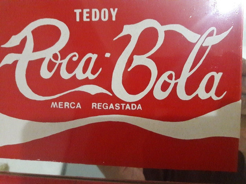 Espejo Retro Tipo Coca Cola Pintado De Los 70 1