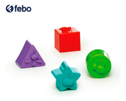 Mariposa Calesita Con Formitas Para Encastre Color Azul R862 1