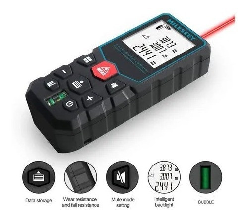 Trenas A Laser Medidores De Distância Mileseey X5-100m 1