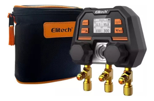 Manifold Digital Elitech Ms-100 Bluetooth 2 Vias C/ Estojo 1