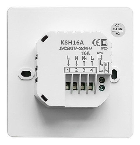 Termostato Wifi Inteligente Com Controle De Voz De Tela Lcd 0
