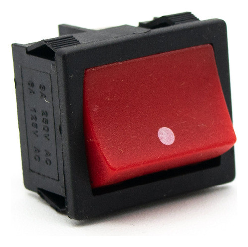 4 Teclas Pulsador Con Retorno Doble Dpst 3a 21x24mm Roja 0