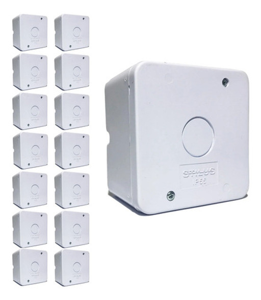 Kit Caixa Organizadora  Para Cftv Micro Stilus Branca-15 Pçs 0