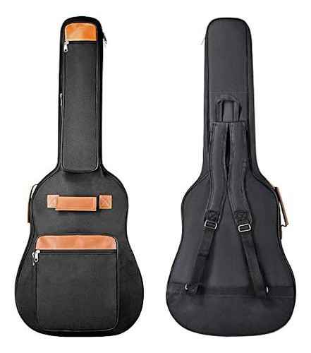 Funda De Guitarra Acústica 40 Pulgad Bolsa Mochila Acolchada 0