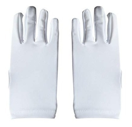 Combo X 12 Guante Blanco Juvenil Adulto Elastizado 1