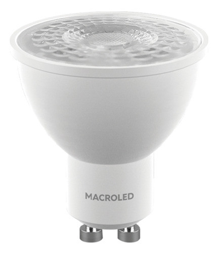 Foco Led Macroled Cps-dp-gu10-20 Dicroica Color Blanco Frío 7w 100v/240v 6000k 490lm 1