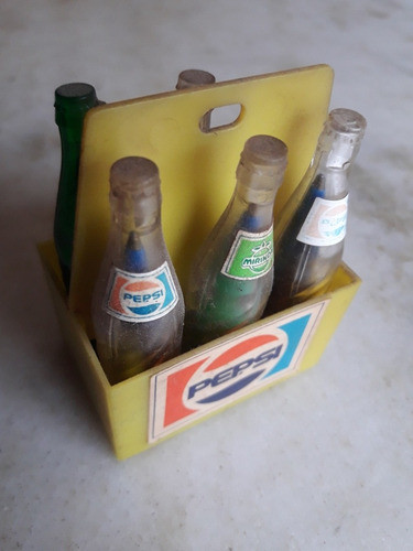Pepsi Cola Casillero C/5 Botellas Con Lapiceras 1