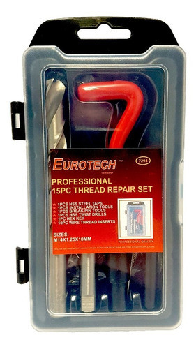 Kit Reparación Insertos De Rosca - 15 Piezas - Eurotech 0