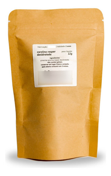 Pimenta Carolina Reaper Desidratada - Kit 5 Embalagens 1