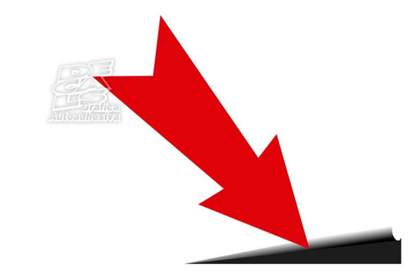 Calcomania Flecha Gancho De Arrastre 0
