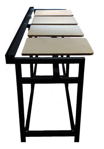 Mesa Lineal De Serigrafía 2 Estaciones Armable Y Desarmable 0