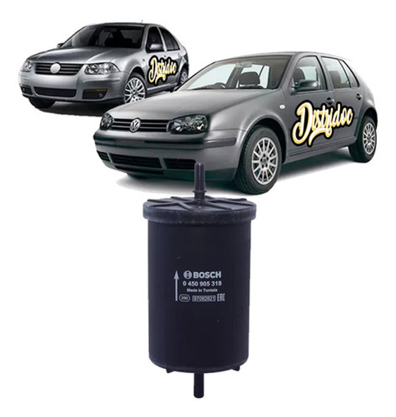 Filtro Nafta Vw Golf Iv Mk4 Bora 1.6 1.8t 2.0 Bosch 0