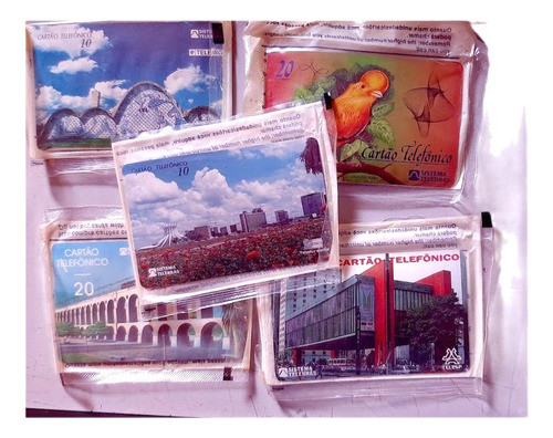 Cartões Telefônicos Lote Com 5 Lacrados + Brindes- Cod-710 1