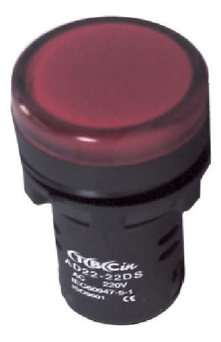 Piloto  Monobloque 22mm 230/110v Rojo Tbcin Ad-22r 0