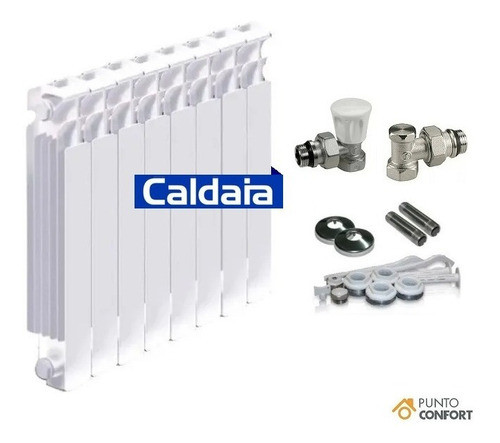 Radiador Caldaia Clan N 500 X 2 Elementos Kit Completo Envio 0