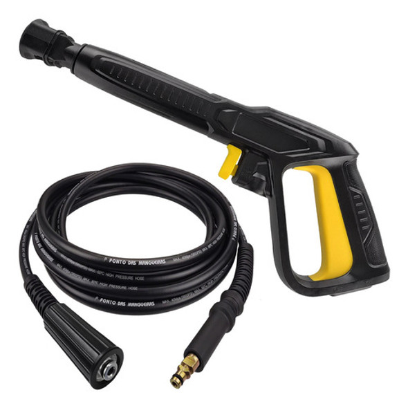 Gatilho + Mangueira 4 Mts Compatível Lavadora Karcher K 3.30 0