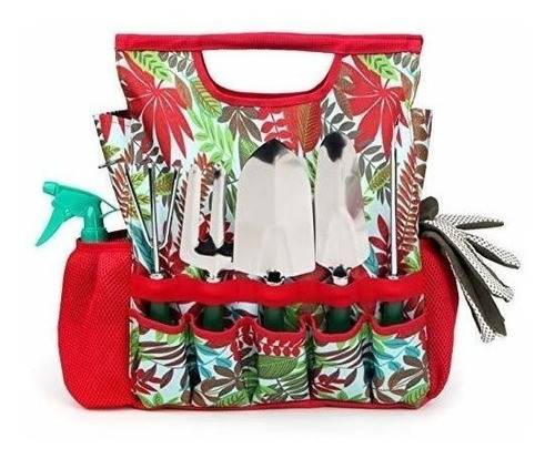 Set De Herramientas De Jardin De 9 Piezas Con Guantes Y Bol 1