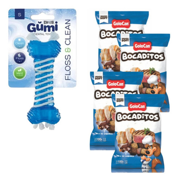 Juguete Limpiador Dental Para Perros Gumi Floss Small 0 Juguete Limpiador Dental Para Perros Gumi Floss Small 0