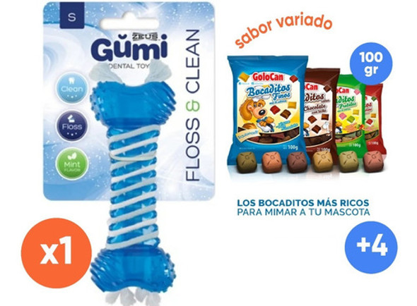 Juguete Limpiador Dental Para Perros Gumi Floss Small 1 Juguete Limpiador Dental Para Perros Gumi Floss Small 1