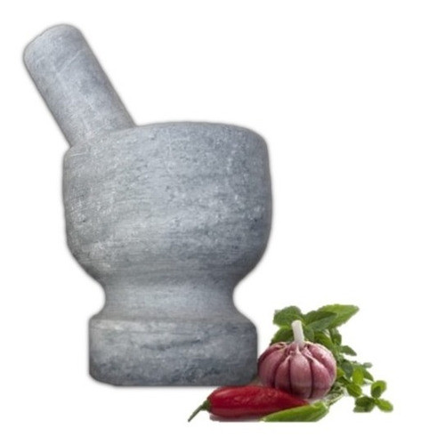 Pilão Pedra Sabão / Socador De Alho Pedra N1 1