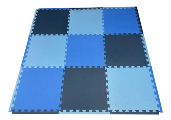 24 Tapetes Eva Rosa Menino Infantil 50x50 10mm 0