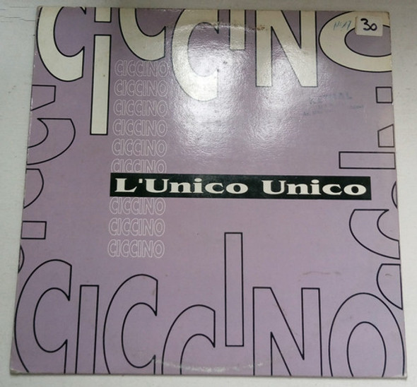 Ciccino L'unico Unico Maxi-single Lp España / Kktus 0