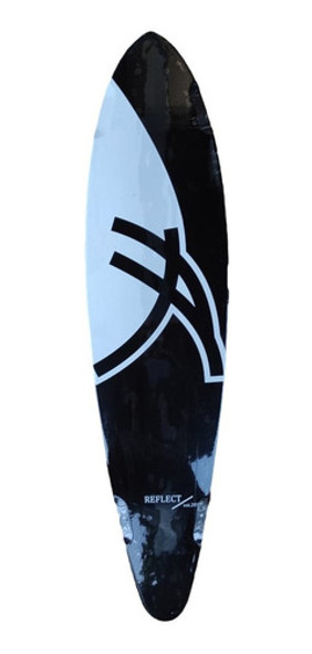 Shape Reflect Pintail 34.5 Black - Skate Longboard 0