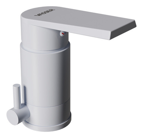 Griferia De Bidet Monocomando Zafiro Blanca Vasser 12/1032.b 0