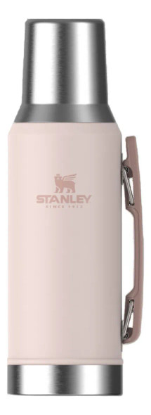 Stanley Classic Mate System Thermos 1.2 Liters Pink – BPA-Free Vacuum Bottle with Handle and Lid