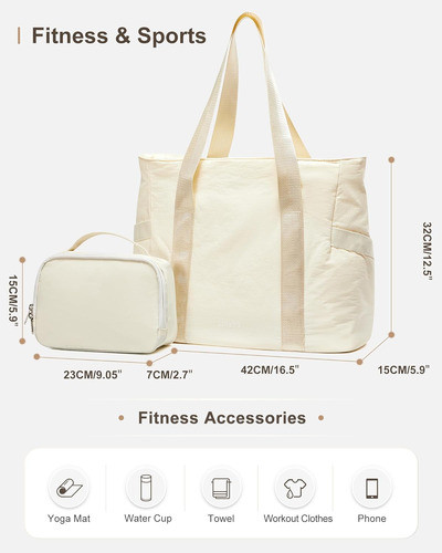 Bolso Tote Mujer Grande Bolsa Para Hombro Con Cremallera 39 1