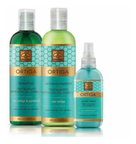 Shampoo, Acondicionador Y Loción Ortiga. Caída Pelo 0