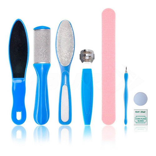 Kit 8 Piezas Podología Talón Pie Células Muertas Uñas Callos 0