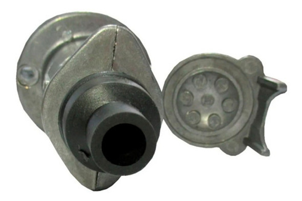 Ficha Conector Trailer Acoplado Aluminio 7 Vias Macho Hembra 1
