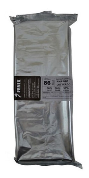 Chocolate Cobertura Fenix Amargolactead 86 1kg Pascuas Envio 1