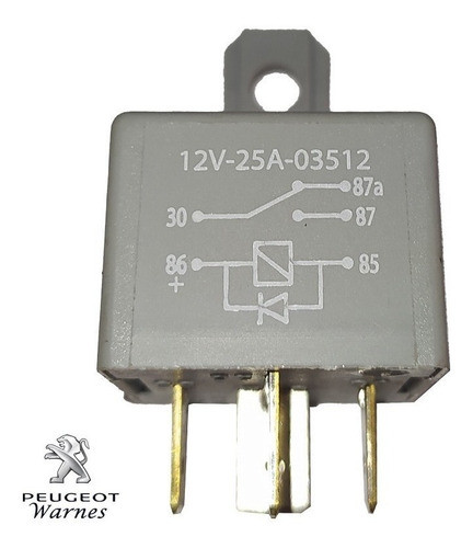 Relay Aire Acondicionado + Electro Original Peugeot 206 0