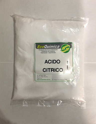 Acido Citrico Puro Anhidro Alimenticio X 1kg. 1