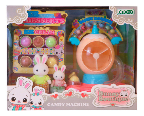 Bunny Boutique Candy Machine Con Accesorios Original Ditoys 0