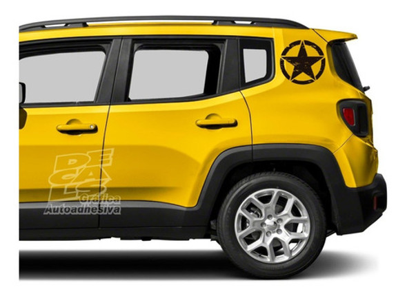 Calco Jeep Renegade Kit Capot + Estrellas + Mountain 1