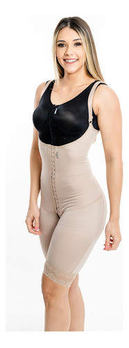 Modelador Curto Sem Busto Colchete Cor Bege Kelogel Xgg 0
