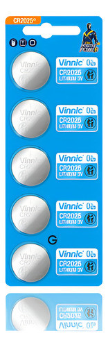 50 Pilas Boton Cr2025 Vinnic 2025 Blister Litio Distribuidor 0