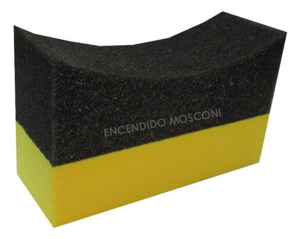 Pad Aplicador Poliespuma Neumatico Cubiertas Pulido Encerado 1