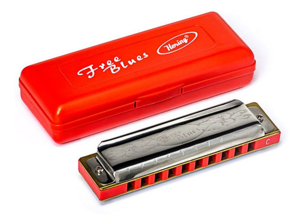 Gaita Diatônica Hering Free Blues 7020 G  Sol'''' Harmônica 0