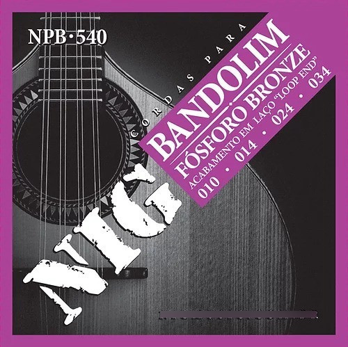 Encordoamento P/ Bandolim Nig Fosforo Bronze 0