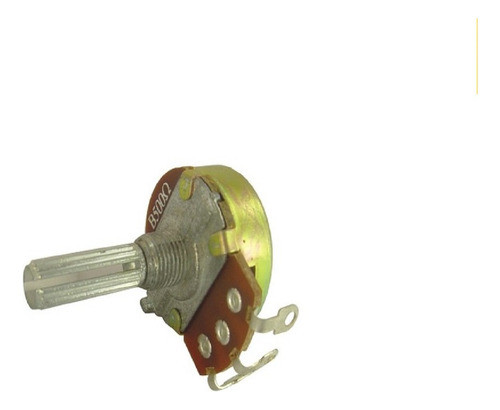 Potenciometro Carbon (24mm)  10k Logaritmico (a) Eje L=25mm 0