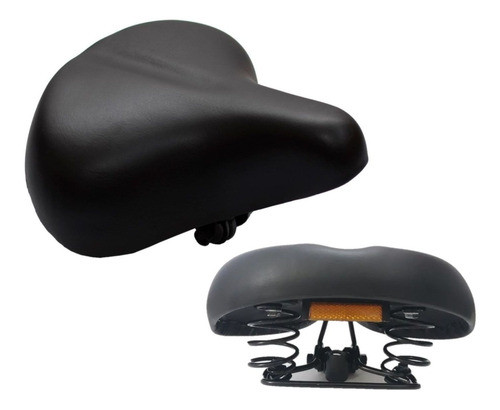 Asiento Bicicleta Playero Slp Grande Con Resortes Paseo 0