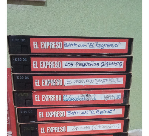 Vhs Videos Colección El Expreso 26 Títulos 1