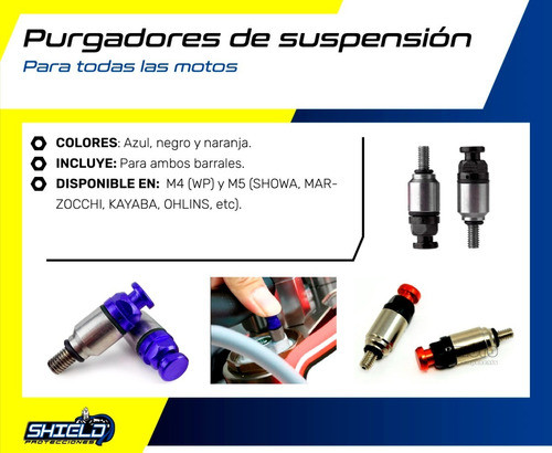 Válvula Purgadora Suspensión Moto Ktm-honda-yamaha-beta. 1