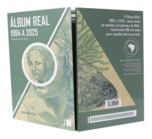 5 Álbuns De Moedas 1994 A 2025 Real 1